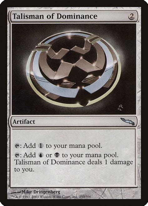 How to Use the Talisman of Dominance to Gain an Edge in Competition